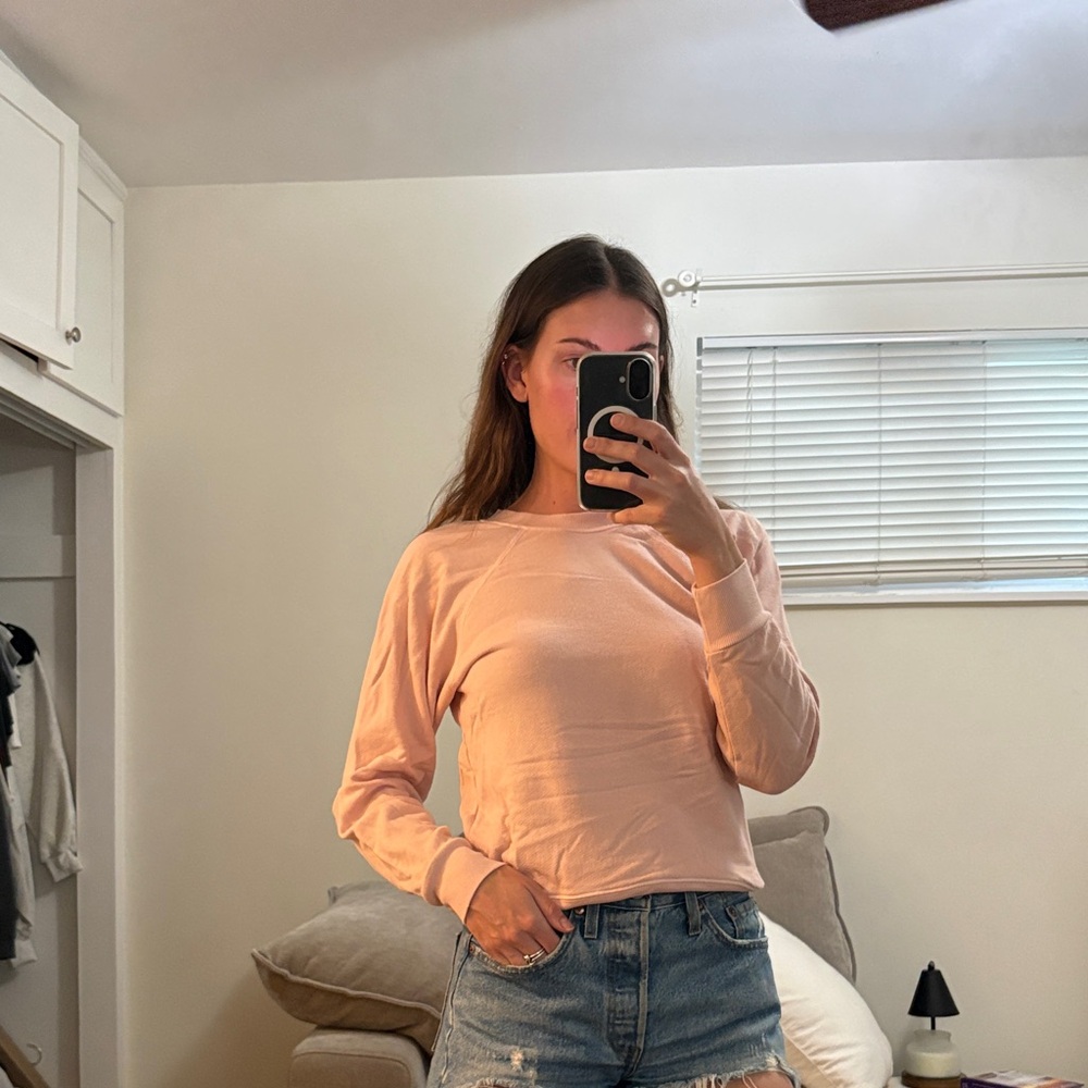 Soft Pink Pullover Top